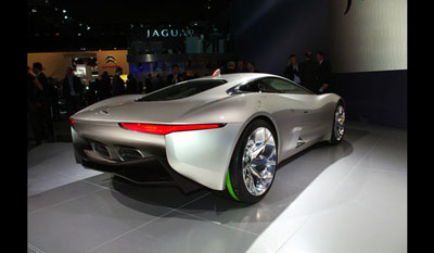 Jaguar C-X75 Concept 2010 - Plug-in electric car with Gas turbines propelled range extender.3